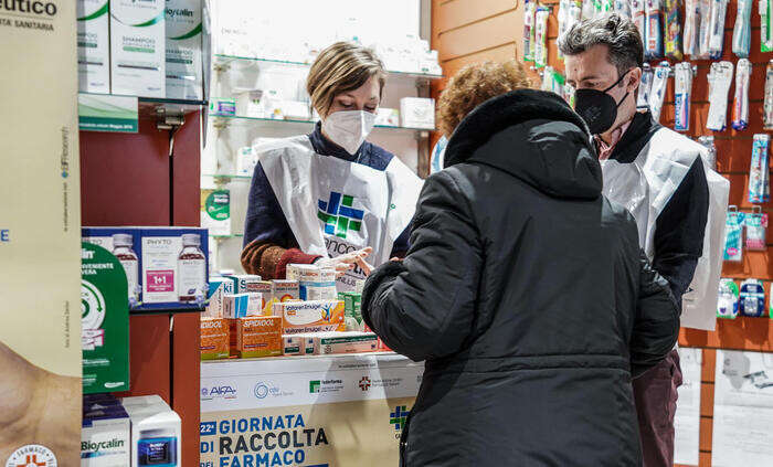 Dal 4 febbraio al via la raccolta dei farmaci da banco per le persone in difficoltà