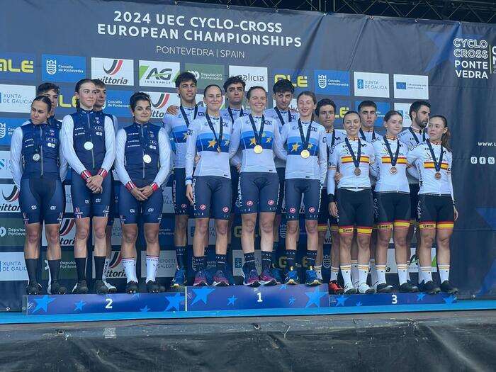 Europei ciclocross, Italia d'oro nella staffetta mista