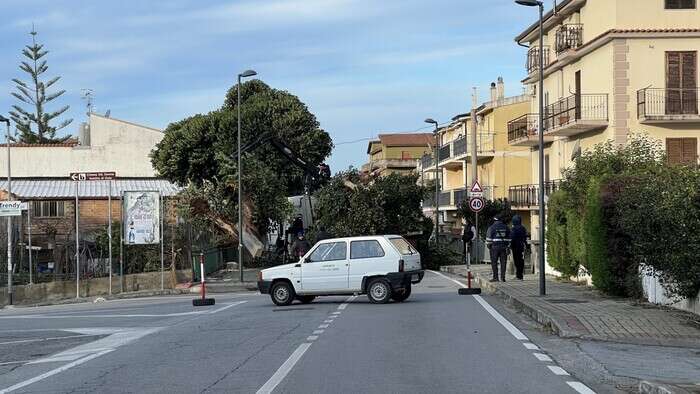 Danni e disagi per il vento forte sul Tirreno cosentino