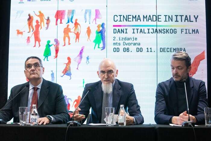 L'amb.Gori alla presentazione di Cinema Made in Italy a Belgrado