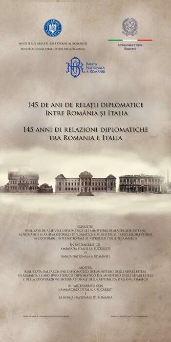 Inaugurata mostra su relazioni diplomatiche Romania-Italia