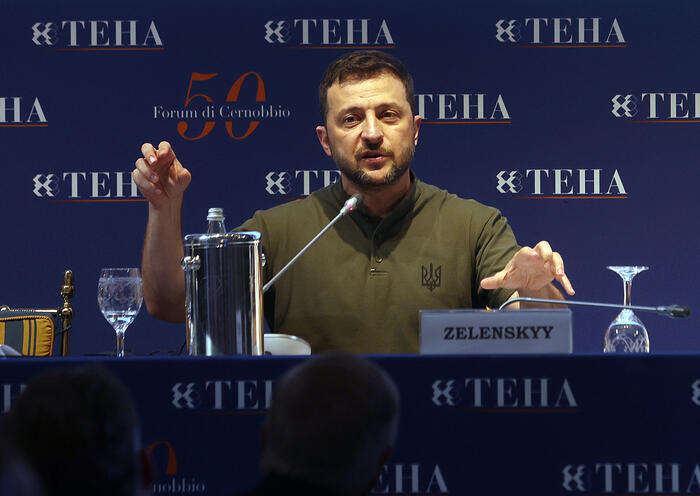 Zelensky, incontro con oltre 30 ad italiani sulla ricostruzione