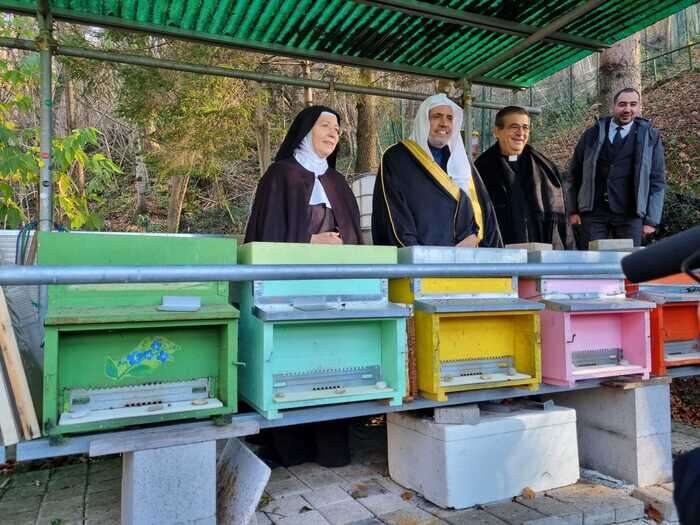 Segretario Lega Musulmana visita monastero clarisse in Friuli