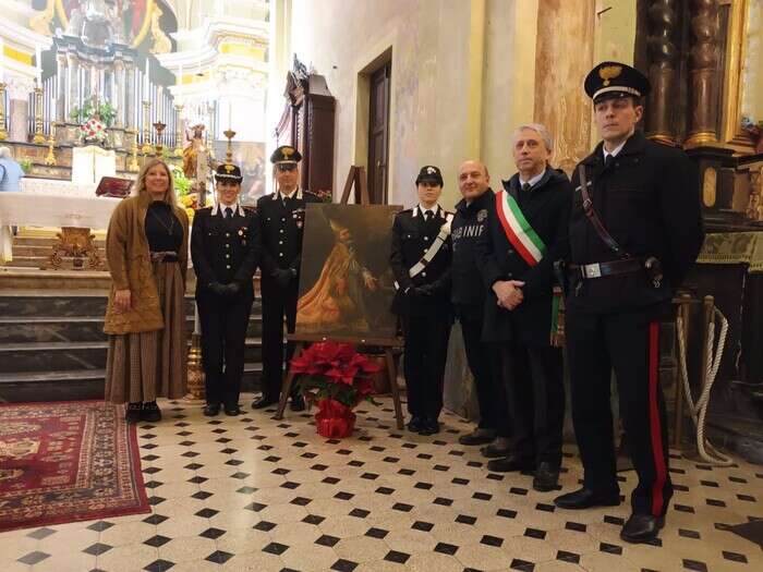 Torna nel Biellese un dipinto rubato 23 anni fa in una chiesa