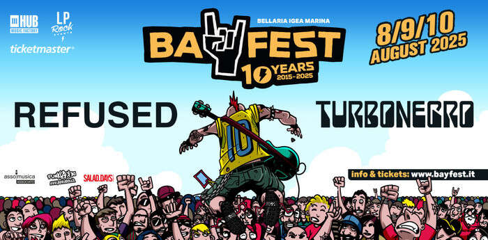 Refused e Turbonegro i primi nomi al decennale del Bay Fest