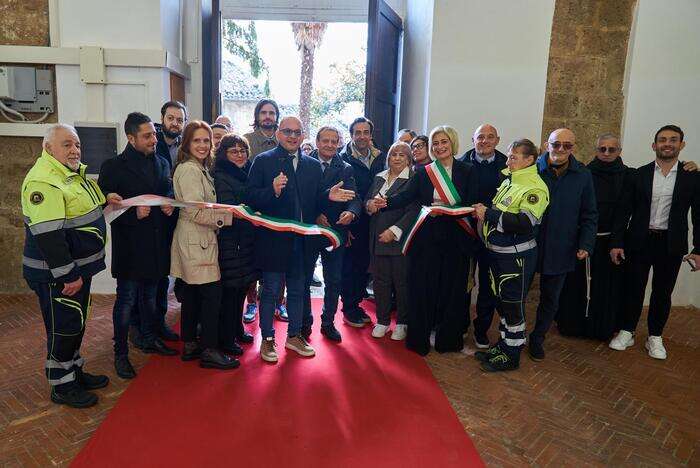 Sisma 2016, inaugurata sala palazzo De Thermes a Civitella