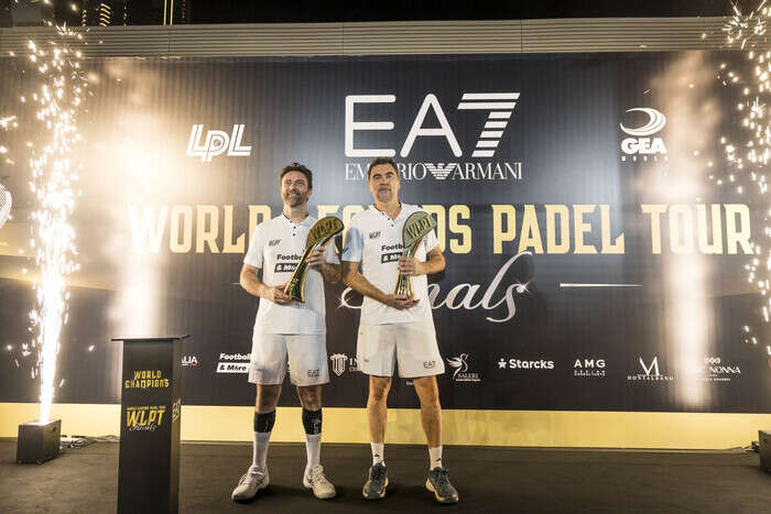 Padel: Bruguera-Mantilla vincono l'EA7 World Legends Tour