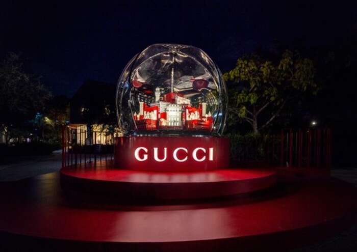 Gucci, installazione a Miami celebra le origini del marchio