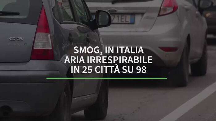 Smog, in Italia aria irrespirabile in 25 citta' su 98