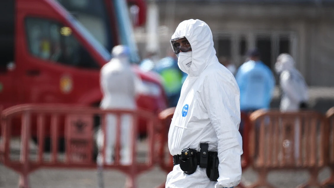 Un passeggero spagnolo positivo all'hantavirus isolato in ospedale