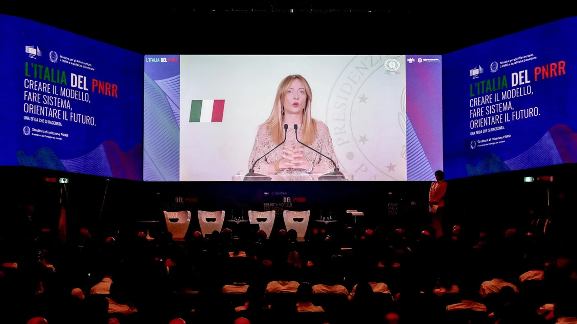 Al via 'L'Italia del Pnrr'. Meloni: 'All'altezza del compito'