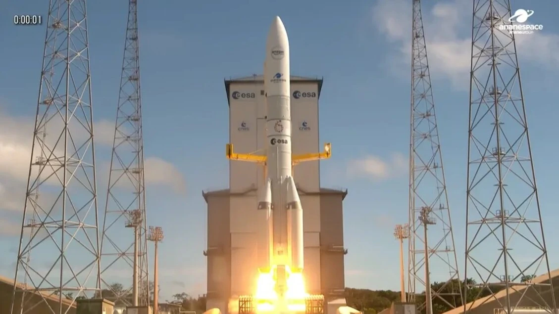 Ariane 6 decolla con booster più potenti, nuovo record per l'Europa