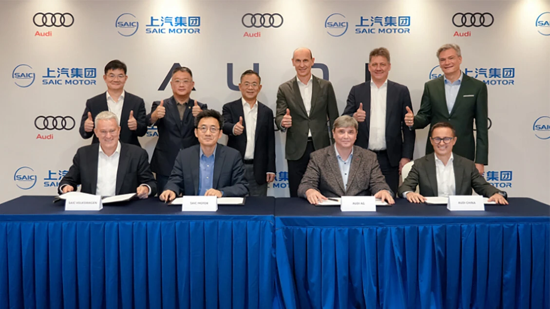 Audi e il partner Saic Motor estendono la storica collaborazione in Cina