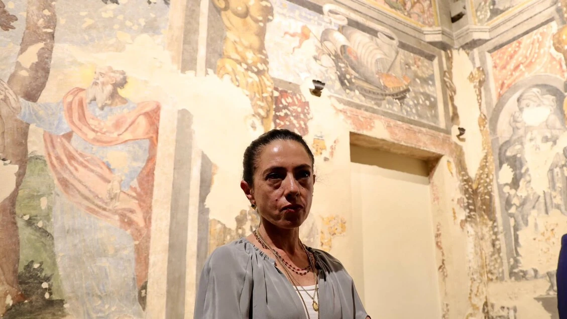 Camilletti, recupero affresco a Casa Leopardi 'complesso tra dipinti sovrapposti'