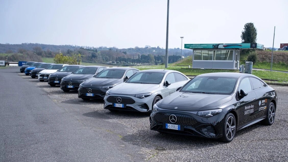 Mercedes CLA Safety Hub Vallelunga