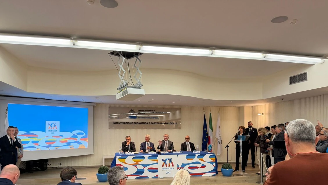 Giochi del Mediterraneo Taranto 2026, -100 giorni all'evento