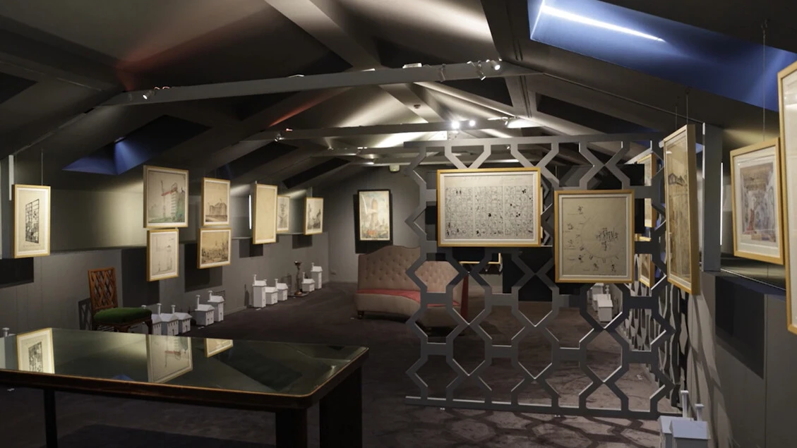 L'ironia di Piero Portaluppi nei disegni in mostra a Villa Necchi Campiglio