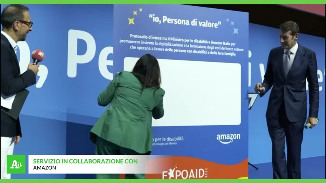 Amazon scommette sull’inclusione e firma un protocollo con il ministero per le Disabilità