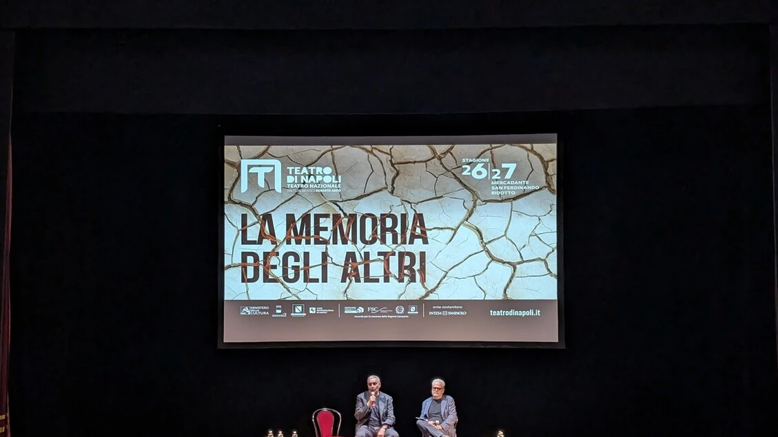 La memoria degli altri, il Teatro di Napoli presenta la stagione 2026/2027