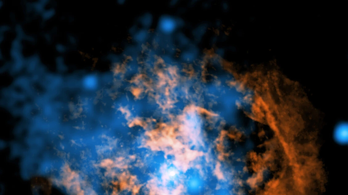 ecco il vento del buco nero della Via Lattea