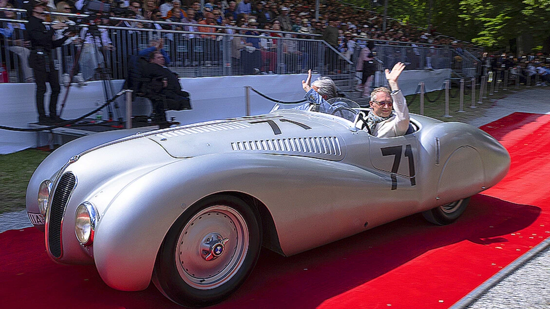Concorso Villa d'Este, Bmw 328 Bügelfalte del 1937 vince titolo Best of Show