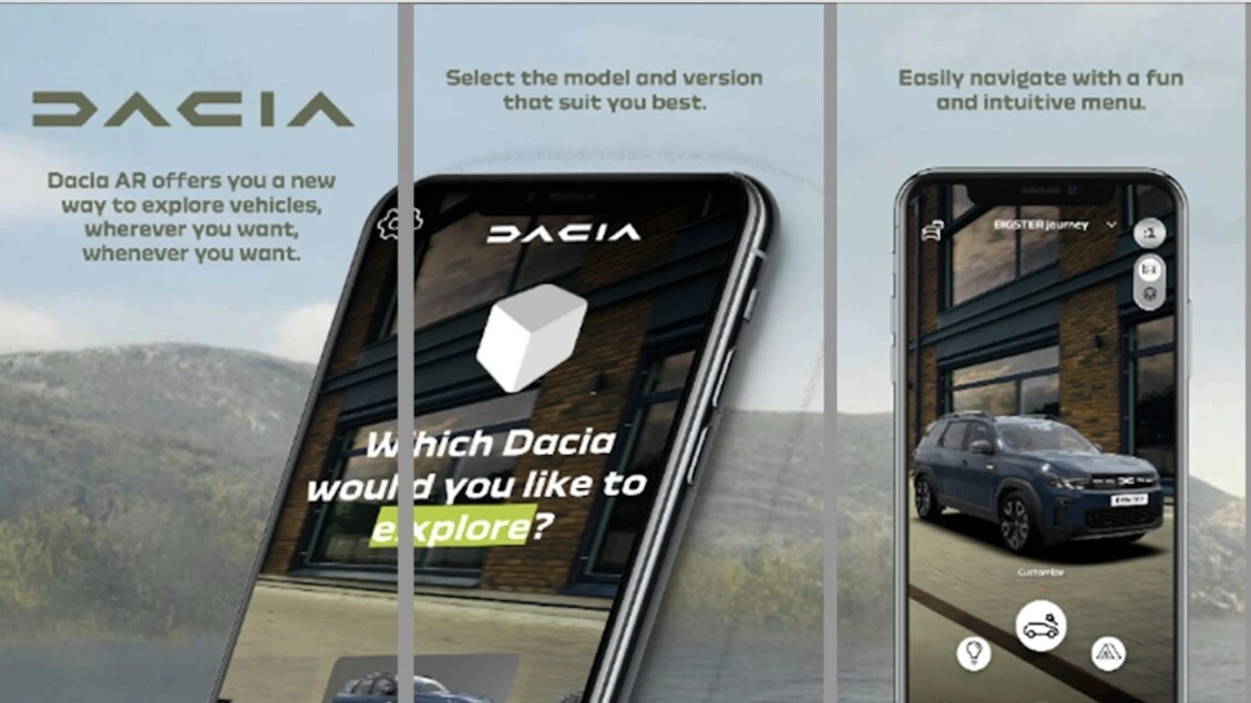 Con Dacia AR i veicoli della gamma sono in realtà aumentata