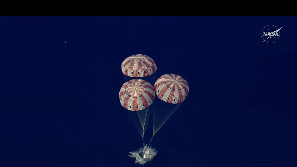 La navetta Orion è ammarata, missione compiuta per Artemis II DIRETTA