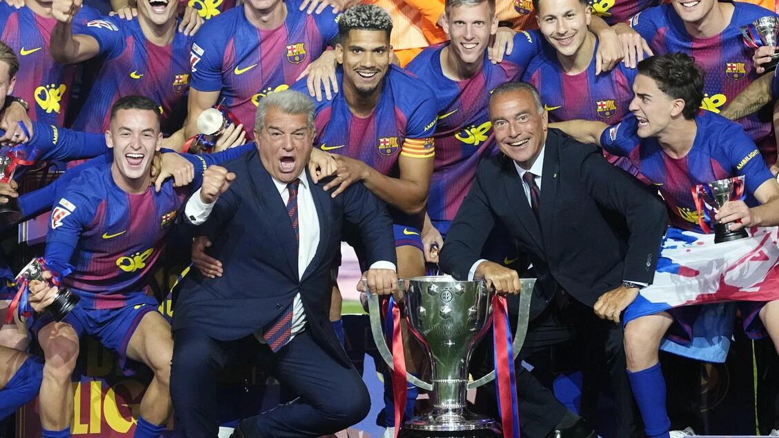 Laporta contro Florentino Perez 'attacca il Barca per creare scompiglio'