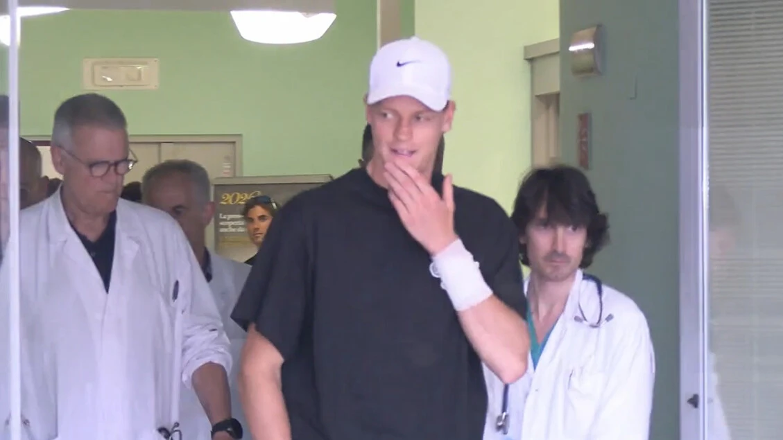 Sinner in day hospital a Milano per accertamenti
