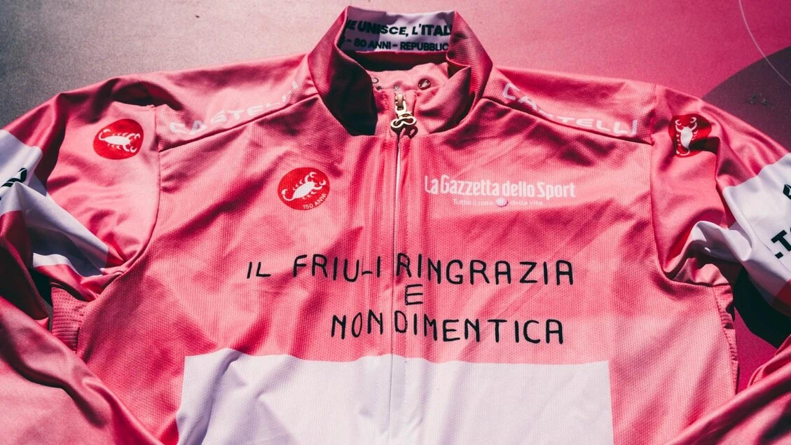 Giro: Fedriga, la maglia rosa celebra la ricostruzione post sisma del '76