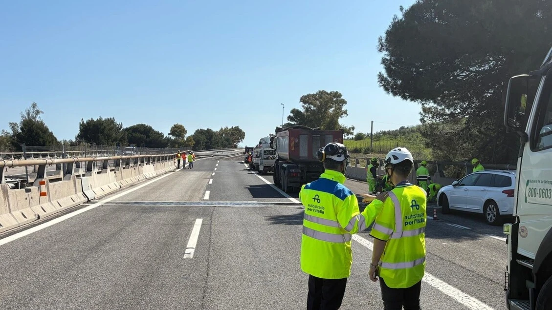 Frana in Molise, riaperto tratto dell'autostrada A14