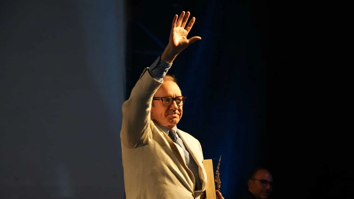 Kevin Spacey a Foggia per 'Mònde', grazie per la vostra calorosa accoglienza