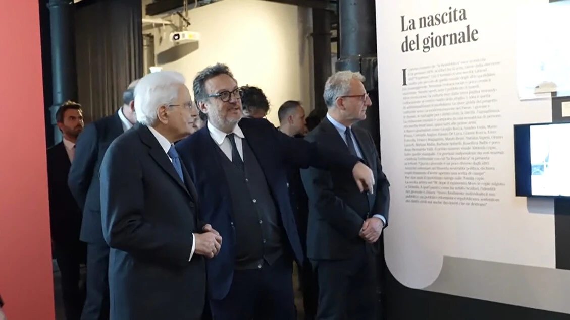 Roma, Mattarella visita la mostra di 