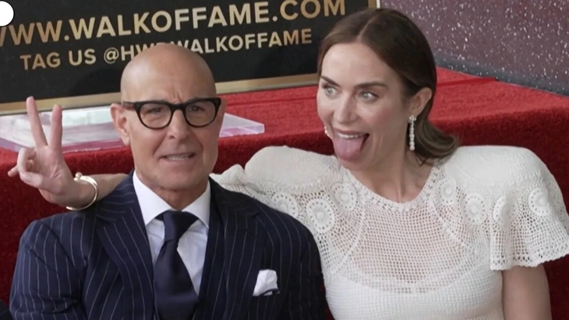 Hollywood, stelle sulla Walk of Fame per Emily Blunt e Stanley Tucci