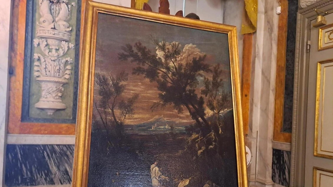 Torna a casa il dipinto 'Frati Camaldolesi' di Magnasco rubato nel 2016