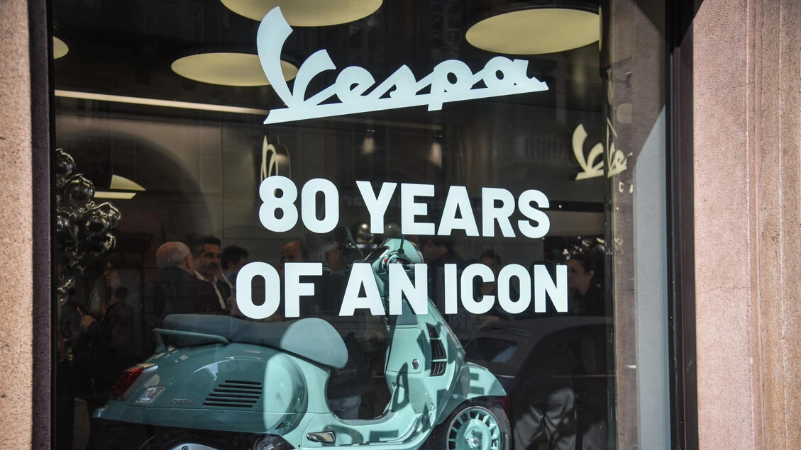 Vespa compie 80 anni
