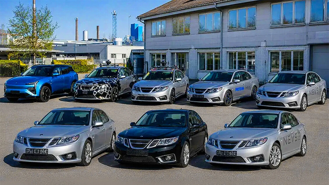 All'asta le ultime 7 auto costruite dalla svedese Saab