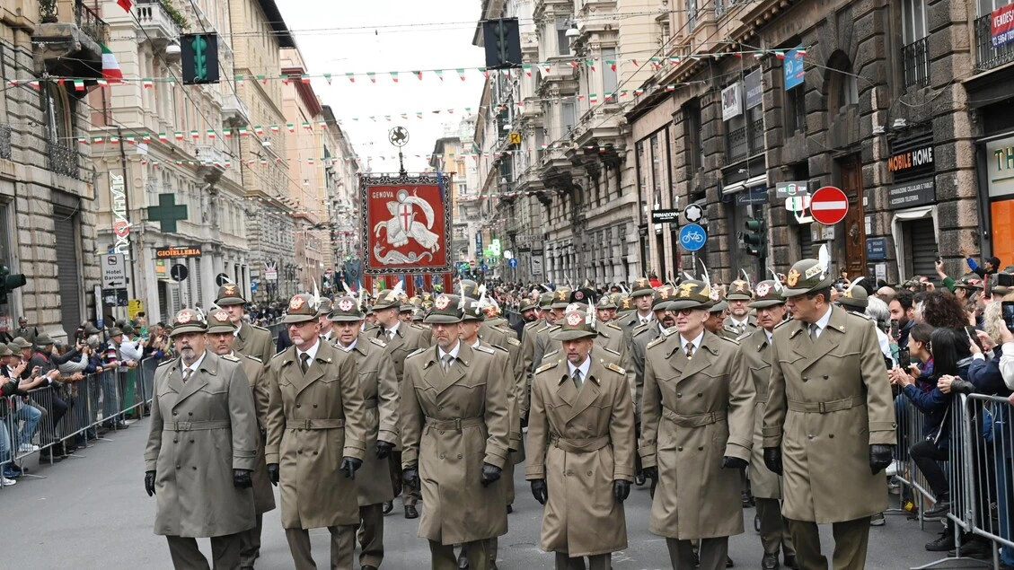 Terza giornata Raduno Alpini Triveneto con premier Meloni