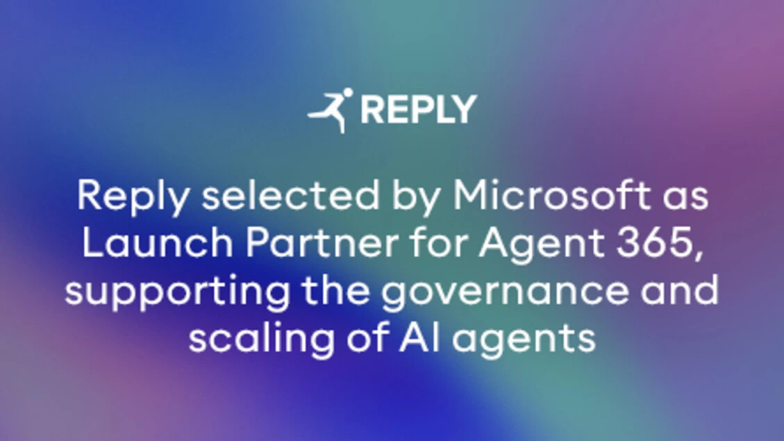 Reply tra i Launch Partner di Microsoft Agent 365 per governance e scalabilità degli agenti AI