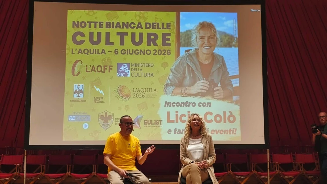 Licia Colò all'Aquila, 'il viaggio è l'università della mia vita'