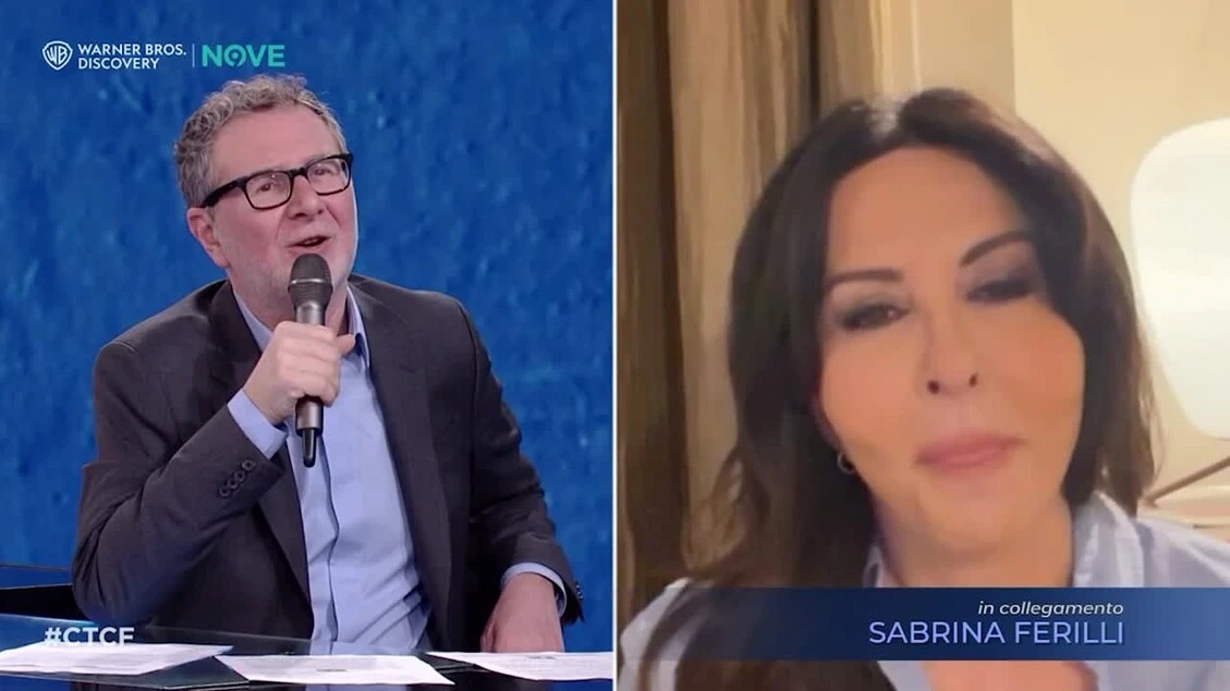 Sabrina Ferilli racconta a Fazio la sua 'notte prima degli esami'