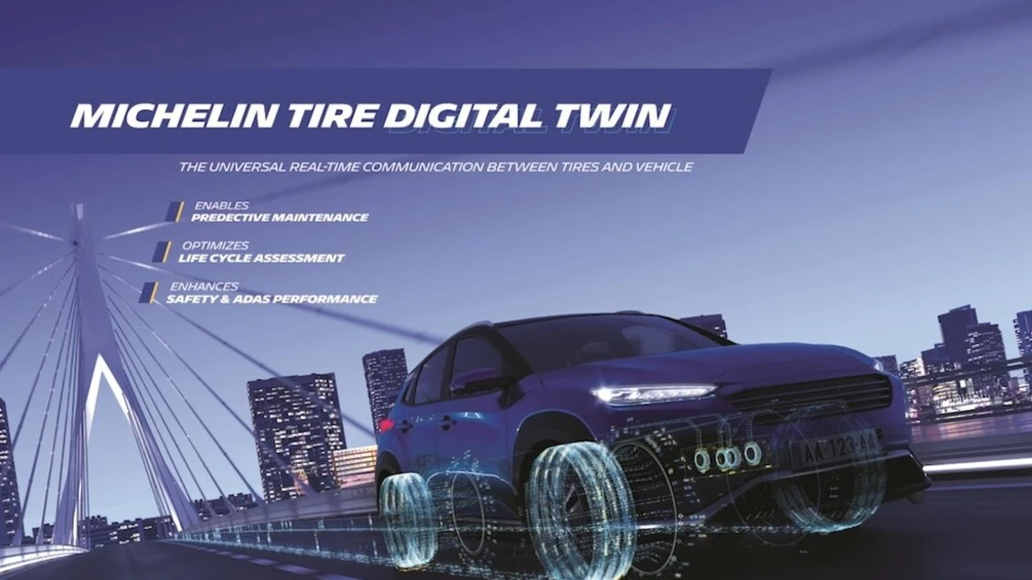 Veicolo e pneumatici con Michelin dialogano per la sicurezza