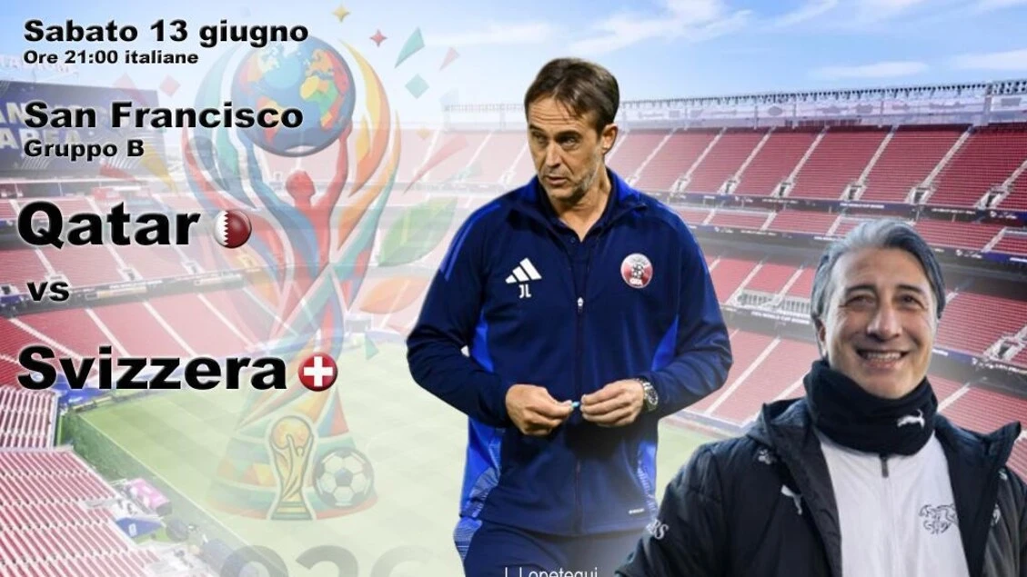 Qatar-Svizzera in campo alle 21 DIRETTA