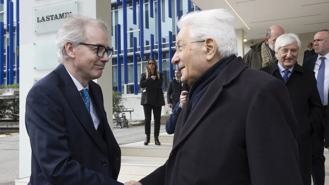 Mattarella a La Stampa a Torino per un breve saluto
