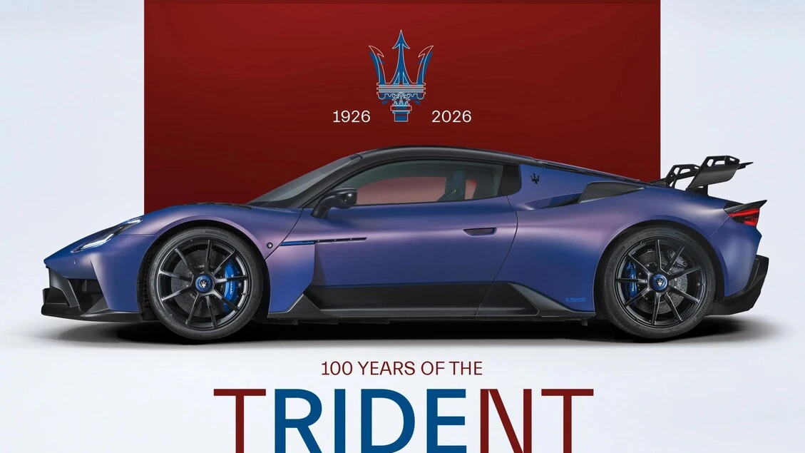 Il Tridente di Maserati compie cento anni