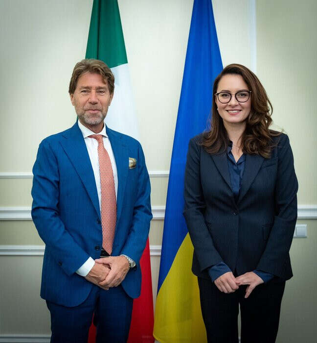 Ambasciatore Formosa incontra la vice premier ucraina Svyrydenko