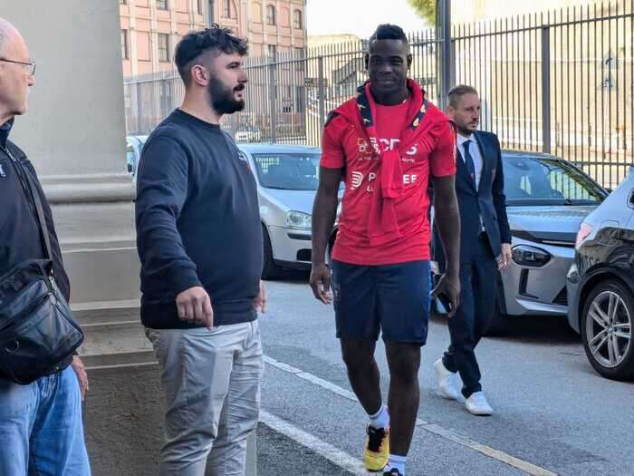 Balotelli a Genova,nel pomeriggio primo allenamento'sono carico'