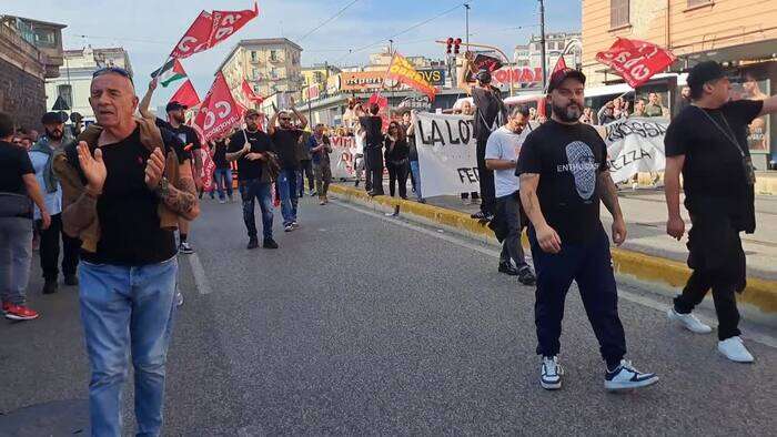 Processo a carico di 43 disoccupati: corteo a Napoli davanti a Poggioreale