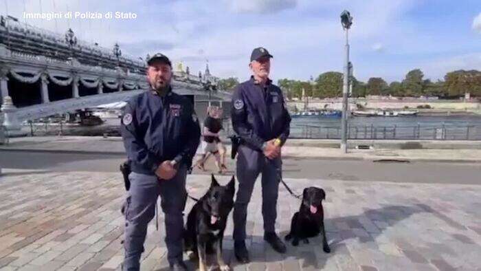 Paralimpiadi, l'unita' cinofila della Polizia di Stato a Parigi