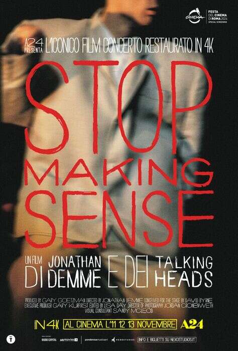 In Italia Stop Making Sense, film concerto dei Talking Heads